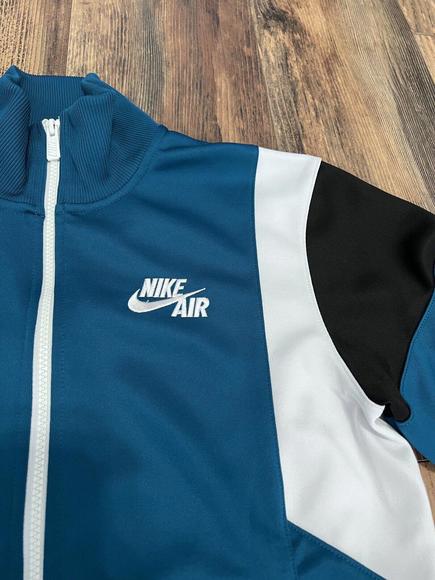 588812-393 NIKE AIR Time 2.0 JACKET Basketball Teal Turquoise Mockneck Mens S - Picture 4 of 9